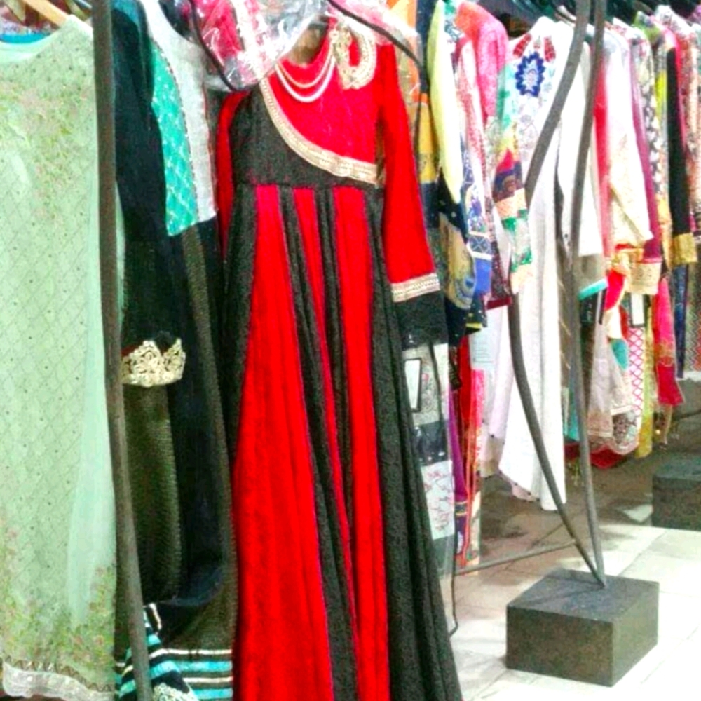Designer maxi dress pakistani indian clothes